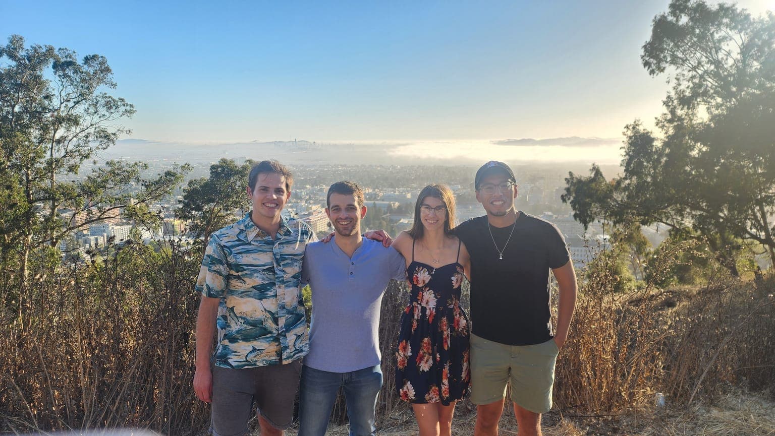 Songscription founding team: Tim Beyer, Andrew Carlins, Katie Baker, and Alex Alvarado Barahona