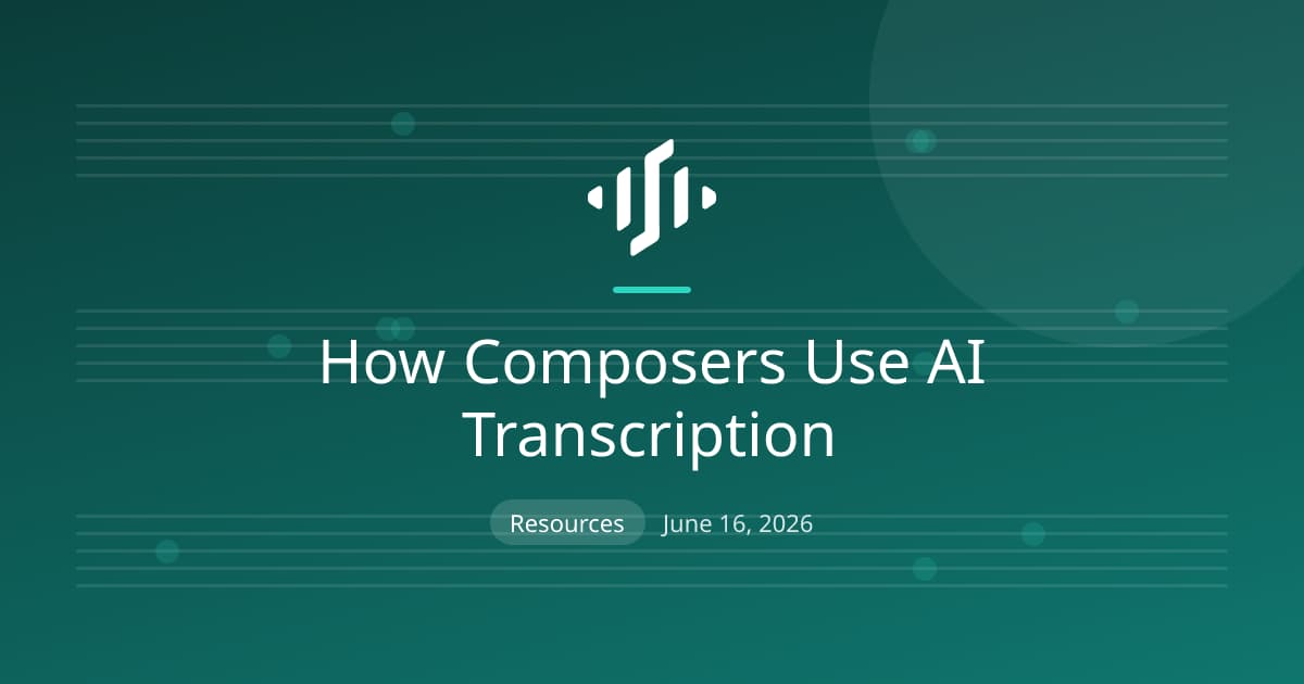 How composers use AI transcription to capture piano improvisations and turn recorded fragments into editable scores