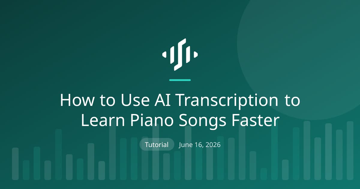 Learning piano songs faster with AI transcription: slowing the piano roll down, simplifying hard passages, and practicing in sections
